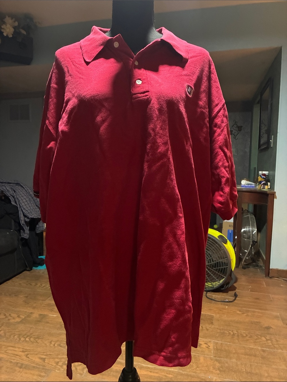 Ralph Lauren Chaps Red Polo with Black Trim